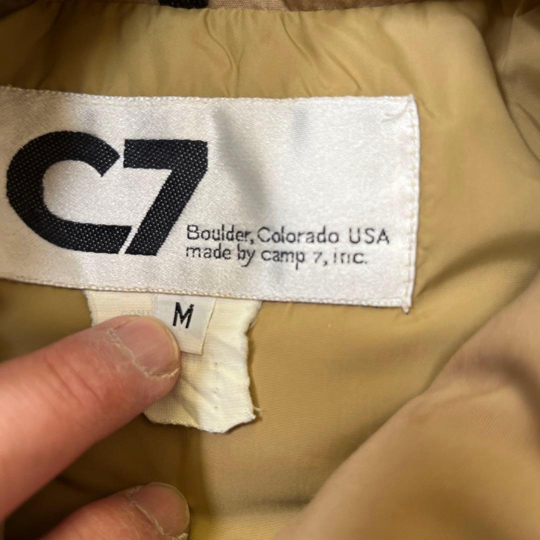 ヴィンテージキャンプ7ダウンジャケット