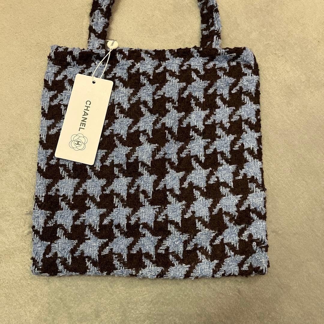 CHANEL ビッグココ　トートバッグ　シャネルノベルティ　ニット　ハンドバッグ