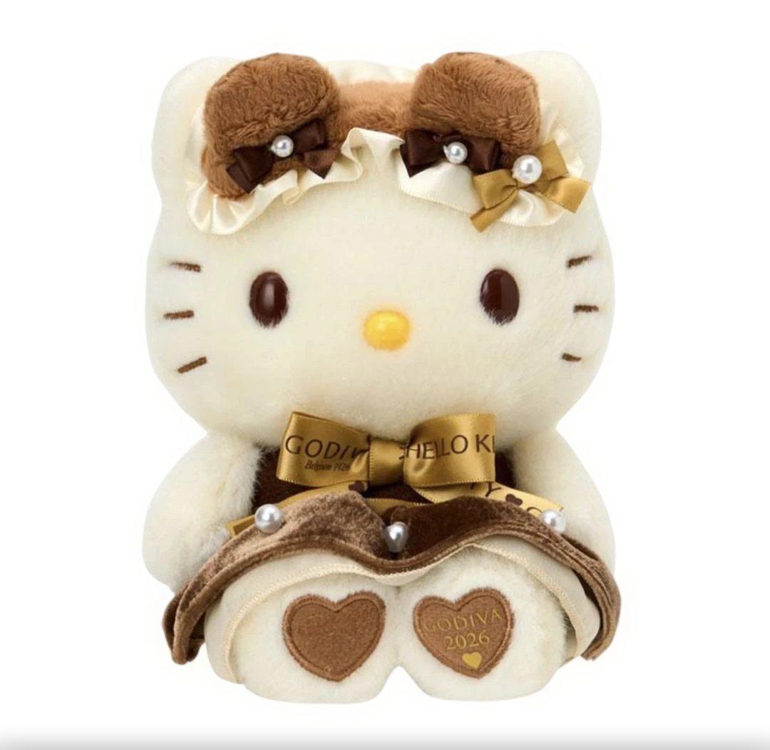 ゴディバサンリオキティーちゃんチャコレートぬいぐるみセットGODIVAハロー
