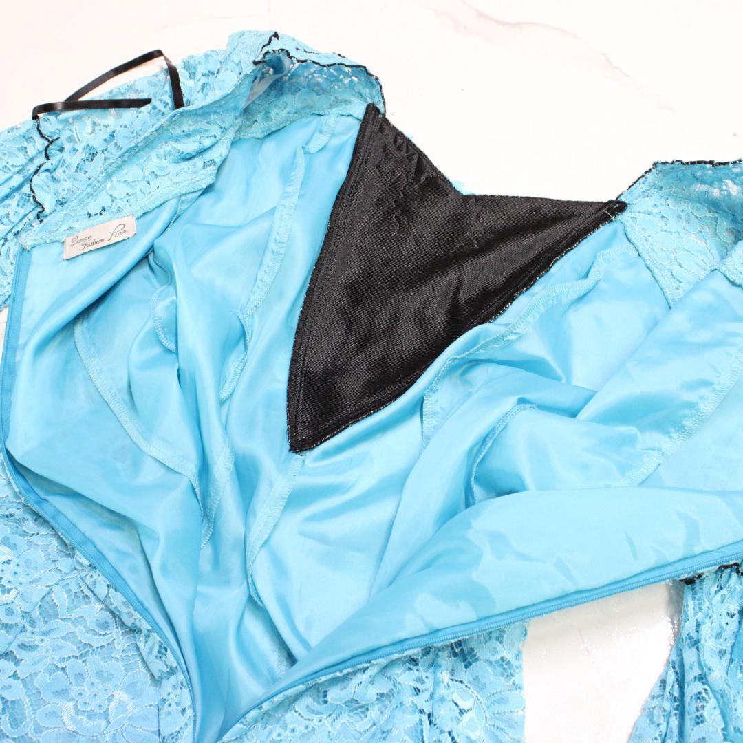 【美品 社交ダンス衣装】ワンピース ドレス Dance Fashion pier