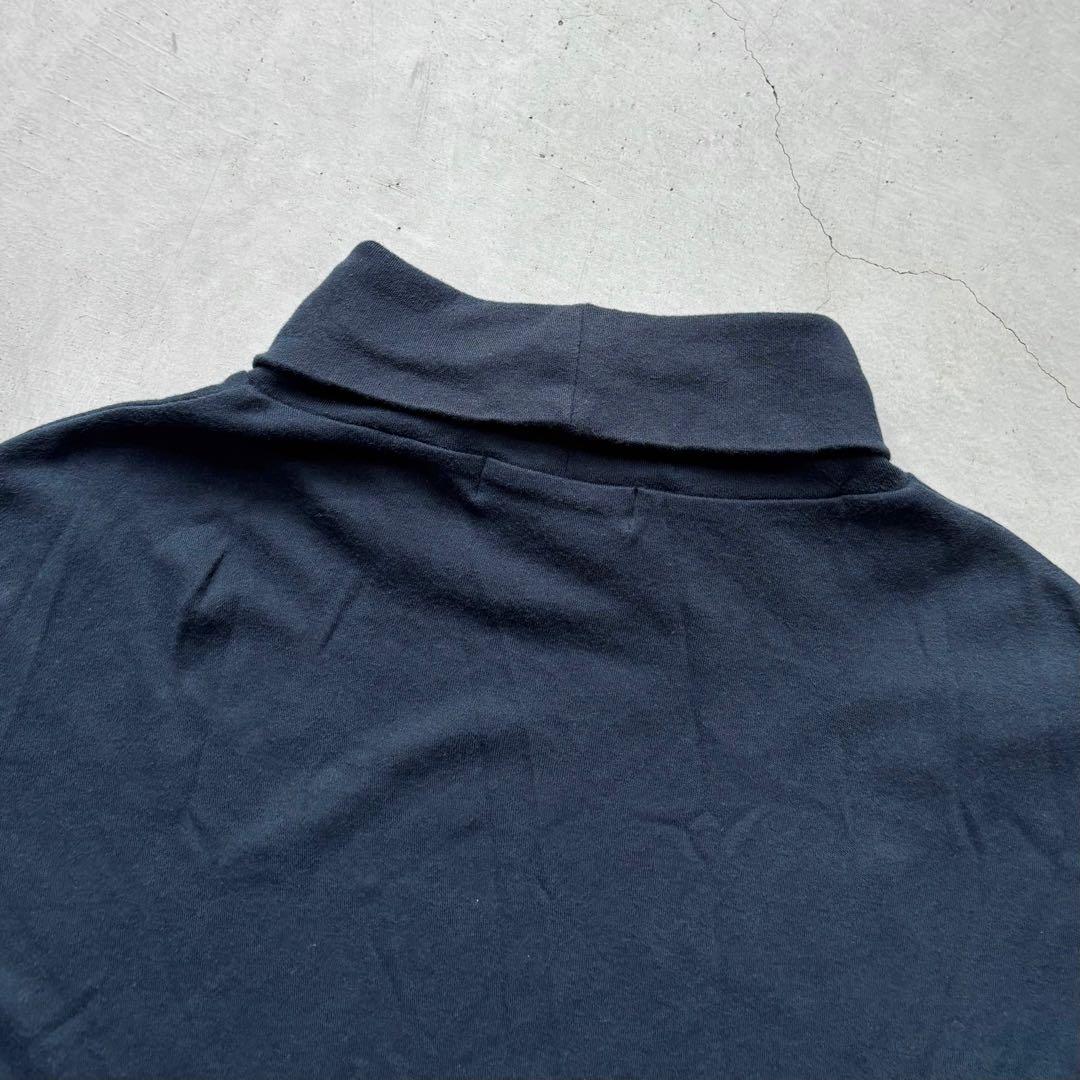 rough&swell ラフアンドスウェル タートルネック長袖シャツ ロゴ刺繍