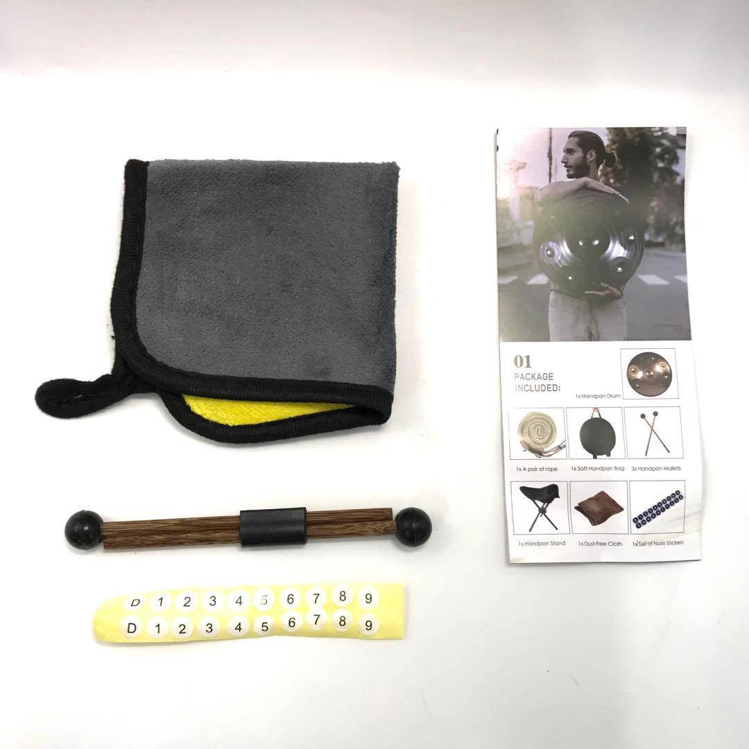 【開封・未使用】Rxakudedo ハンドパン ドラム 432HZ 収納袋付き