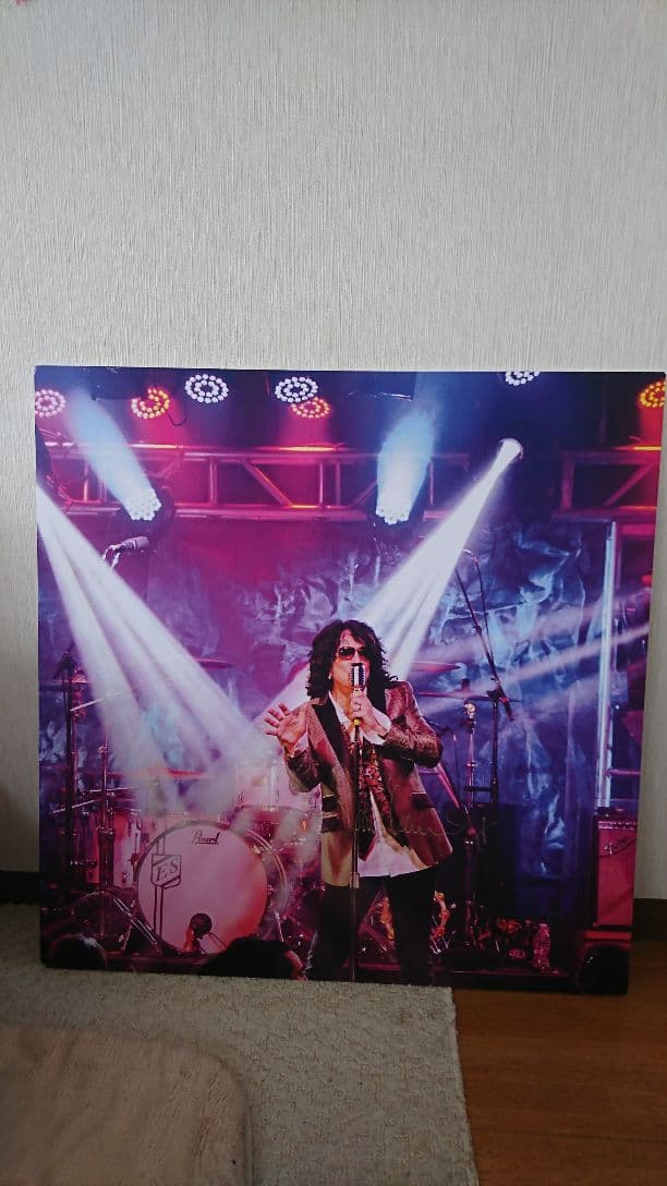 KISSのポール・スタンレーさんの直筆サイン付き非売品グラフィックパネル