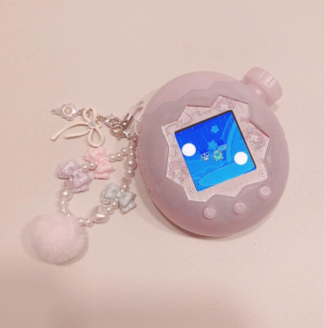 たまごっちパラダイス　ケースカバー　交換用　カスタム部品　パールピンク