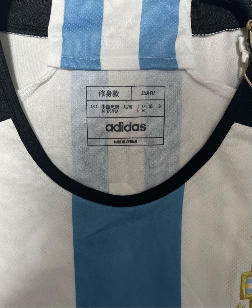 【新品・未使用・紙タグ付】アルゼンチン代表　メッシ　ユニフォーム