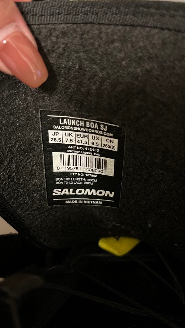 スノーボード SALOMON launch BOA sj 23-24
