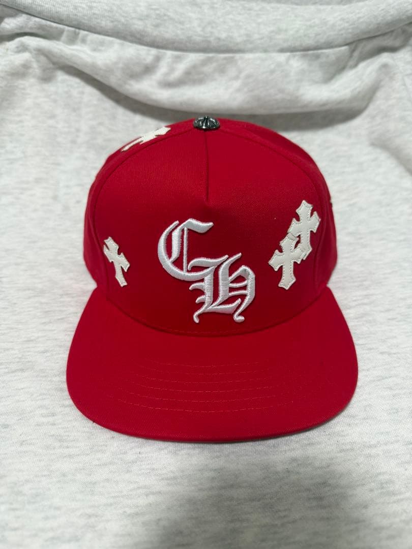 応援グッズ Chrome Hearts Cross CH Logo Baseball Cap