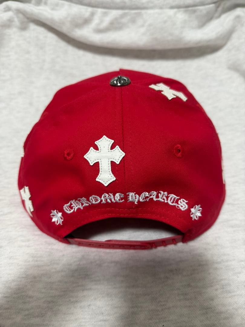 応援グッズ Chrome Hearts Cross CH Logo Baseball Cap