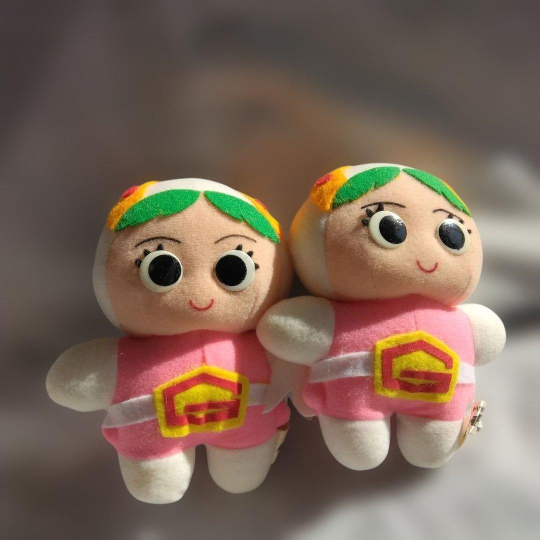 昭和レトロ非売品新品未使用未開封ガッチャマンヒーローぬいぐるみ同種含10体セット