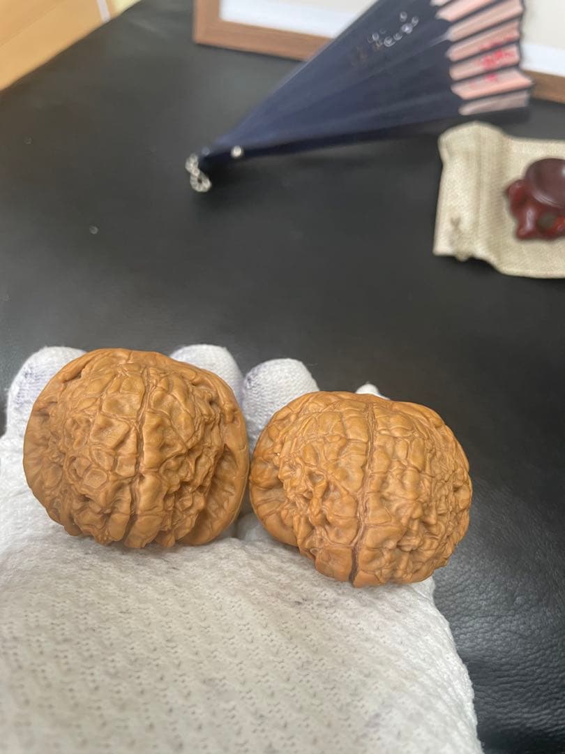 No.231 遊ぶクルミ　文玩王者 满肉龙鼎 文玩袋　セット