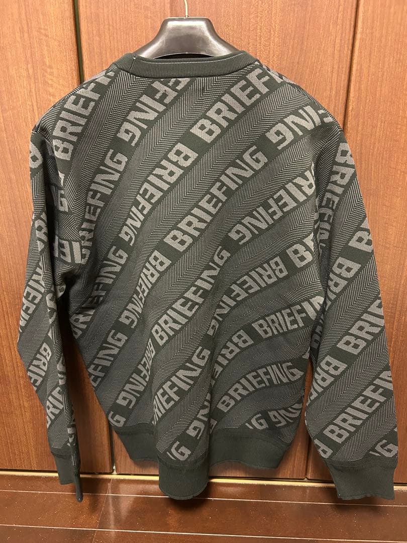 BRIEFING ブリーフィング　Mサイズ ブラック　ニット長袖　新品未使用