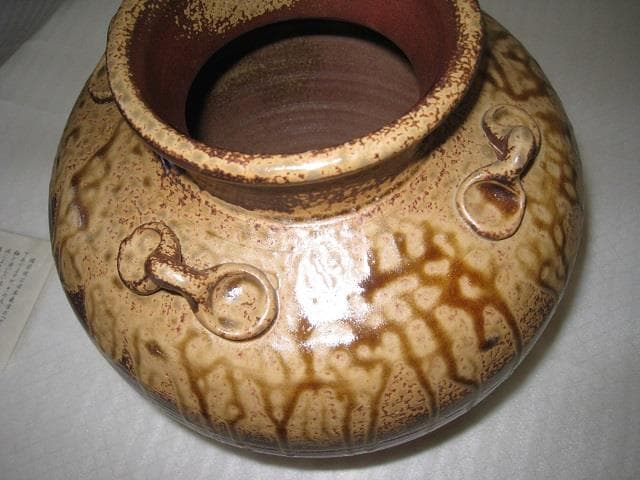 陶芸　備前焼　壺 作者「西山寛治」日本伝統工芸