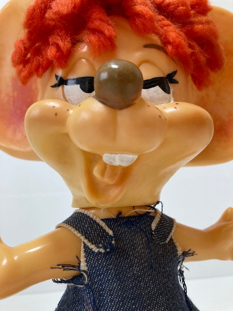 フロリダマウス ソフビ ビンテージ トッポジージョ 貯金箱 70s 昭和レトロ