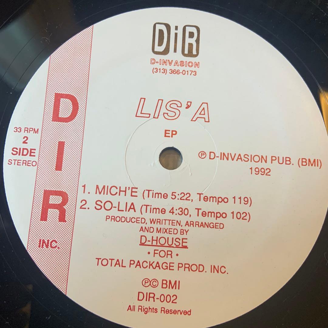 レア盤！ ハウスクラッシック！D-House – Lis'A E.P