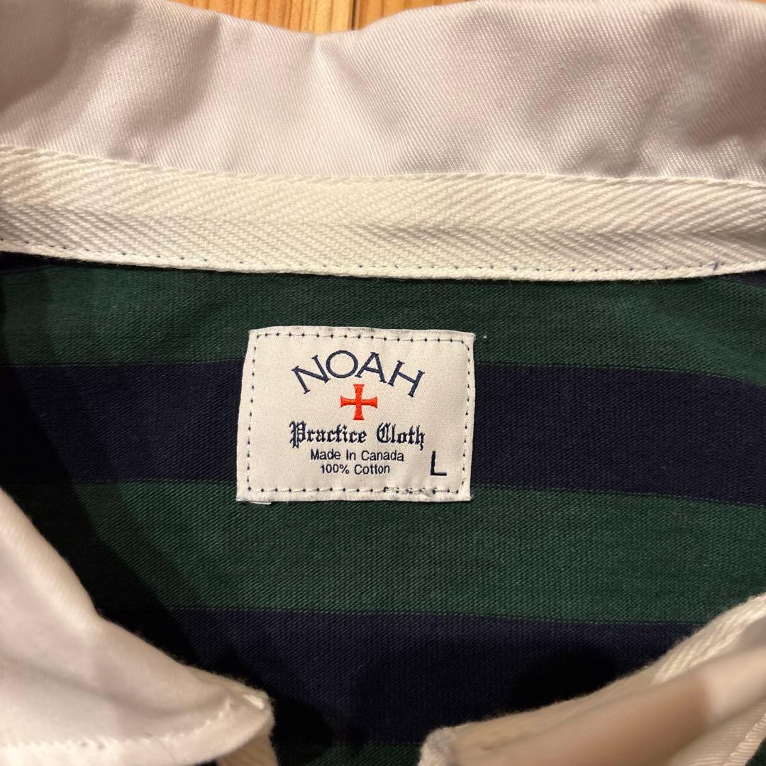 Noah button tab rugby ラガーシャツ