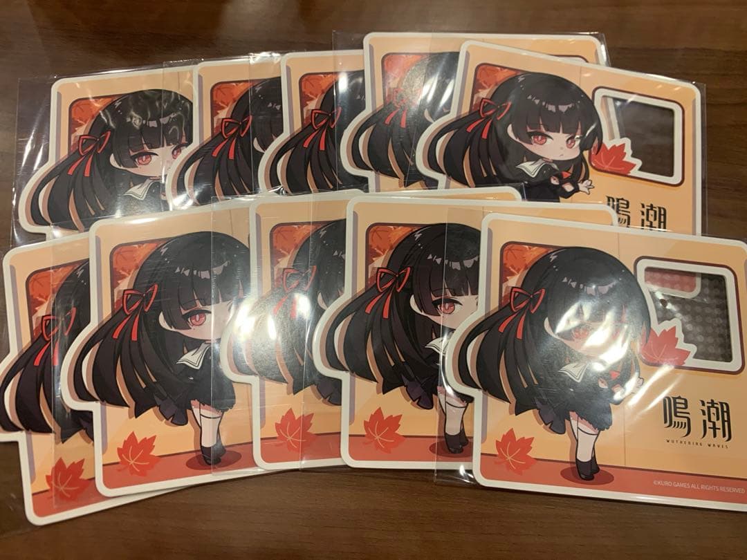 [未開封] 鳴潮 千咲 コラボ 紅葉 電車 缶バッジ 4点セット×10セット