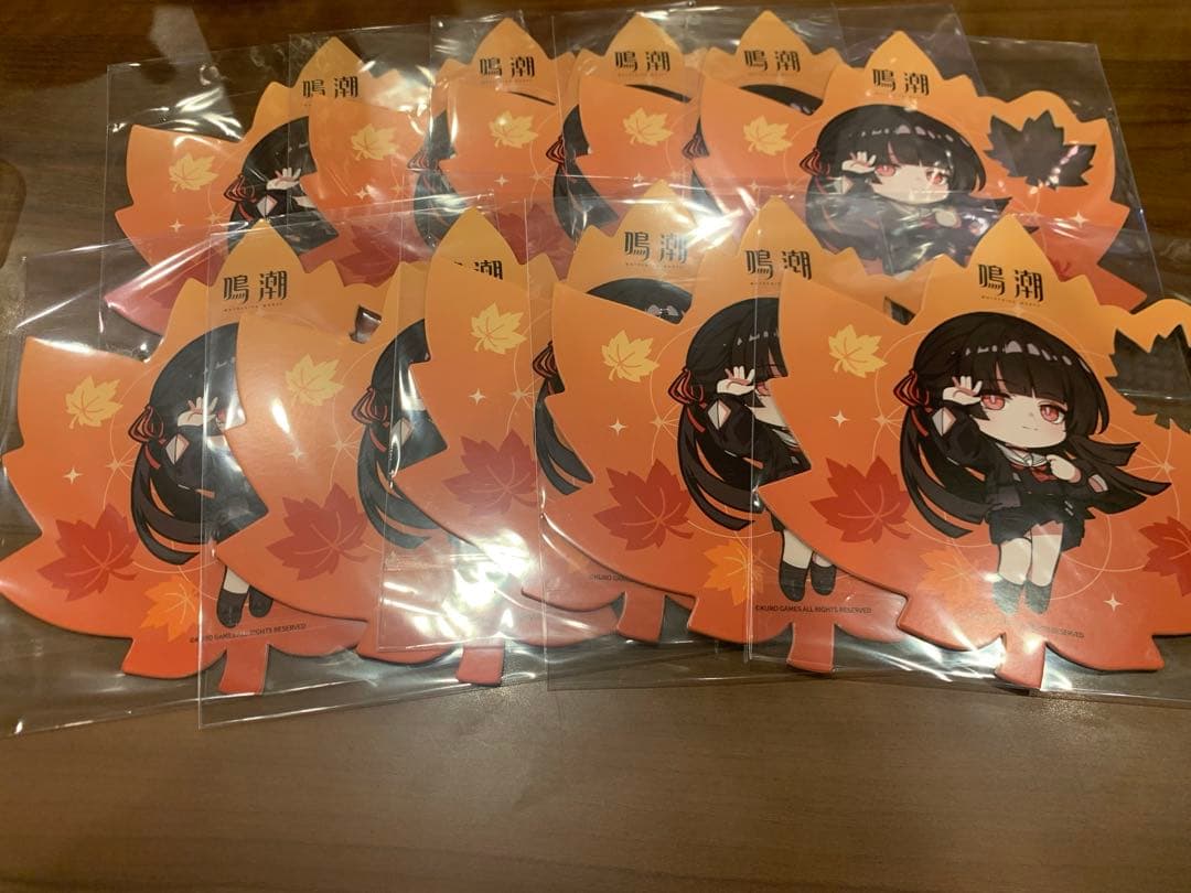 [未開封] 鳴潮 千咲 コラボ 紅葉 電車 缶バッジ 4点セット×10セット