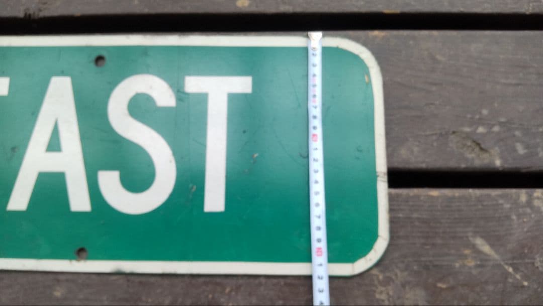 ロードサイン アメリカ製 USA 標識 本物 当時物 ヴィンテージ