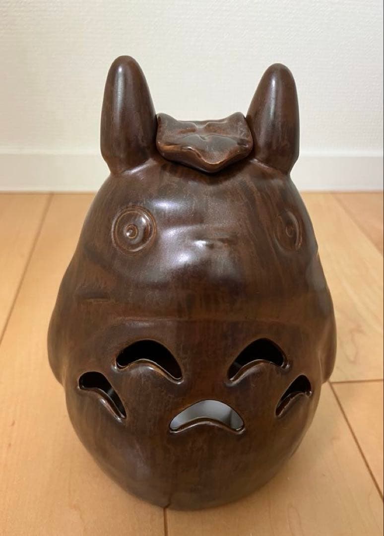 【新品】となりのトトロ　お香ポット　陶器製