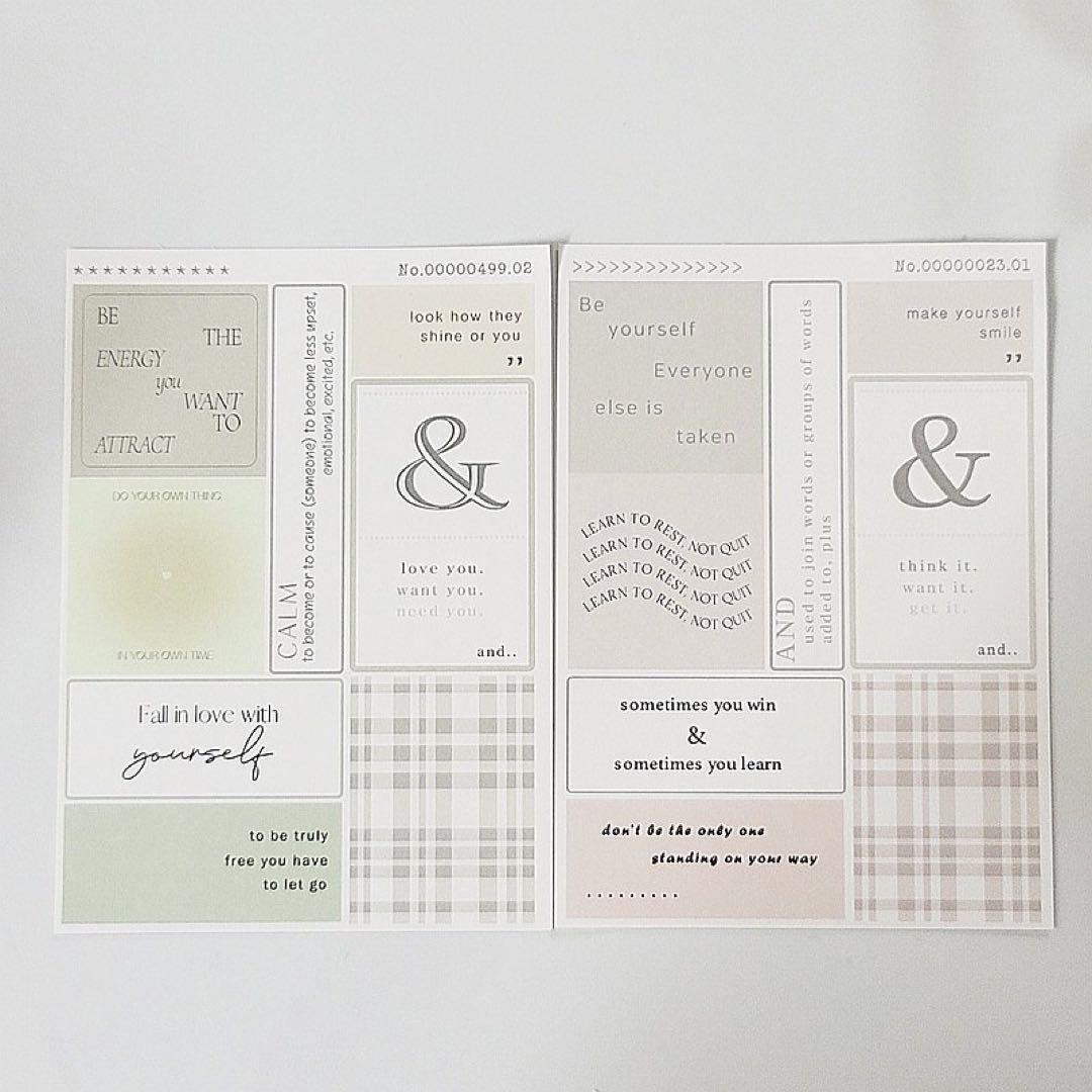 コラージュ素材　紙もの　素材紙　【1255】