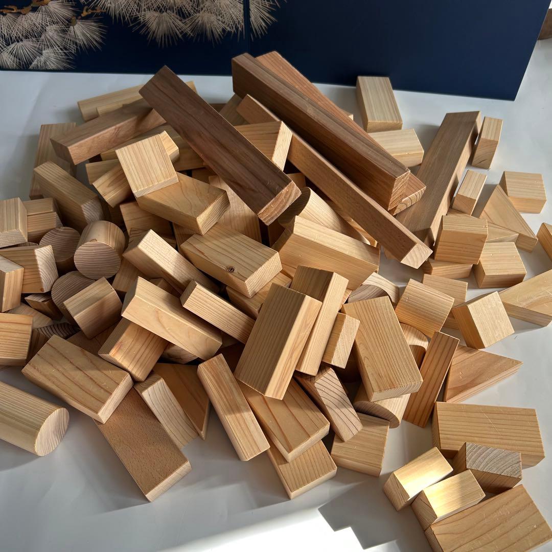 知育玩具 ドクスピール　積木　131ピース