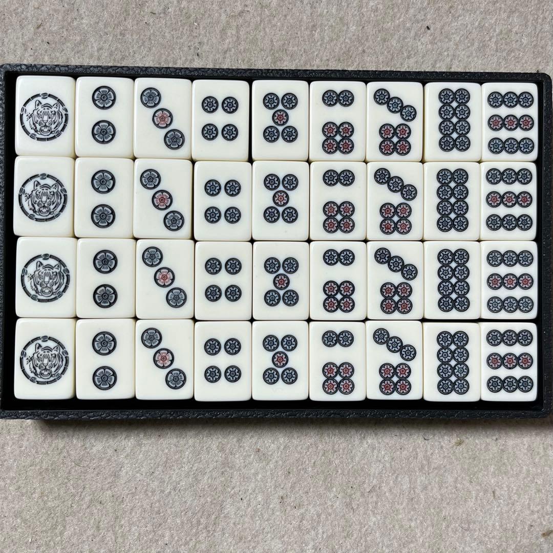 麻雀牌 関東書体 雀鬼 虎一筒 麻雀 重量牌