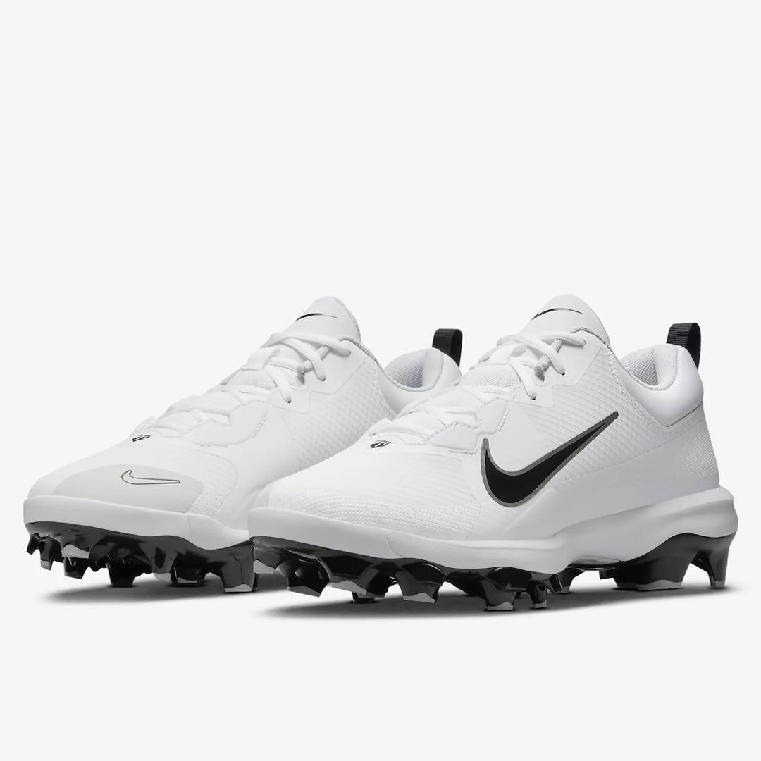 ナイキ フォース トラウト プロ 26 野球 スパイク 靴 シューズ 白 銀