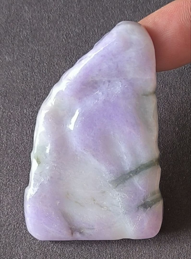 ミャンマー産ラベンダー本翡翠のルース③