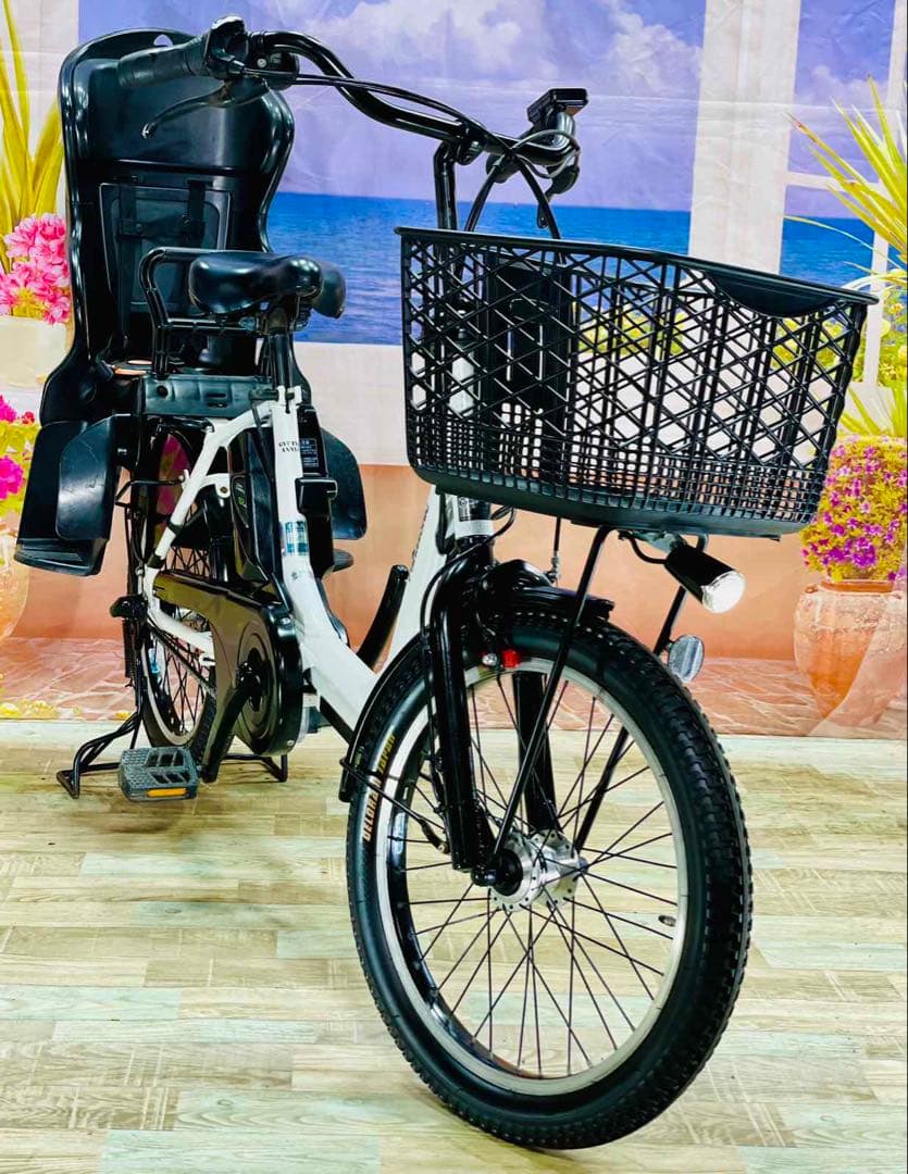 ギュットアニーズ⭐️13AH！パナソニック子供乗せ電動アシスト自転車Y2391