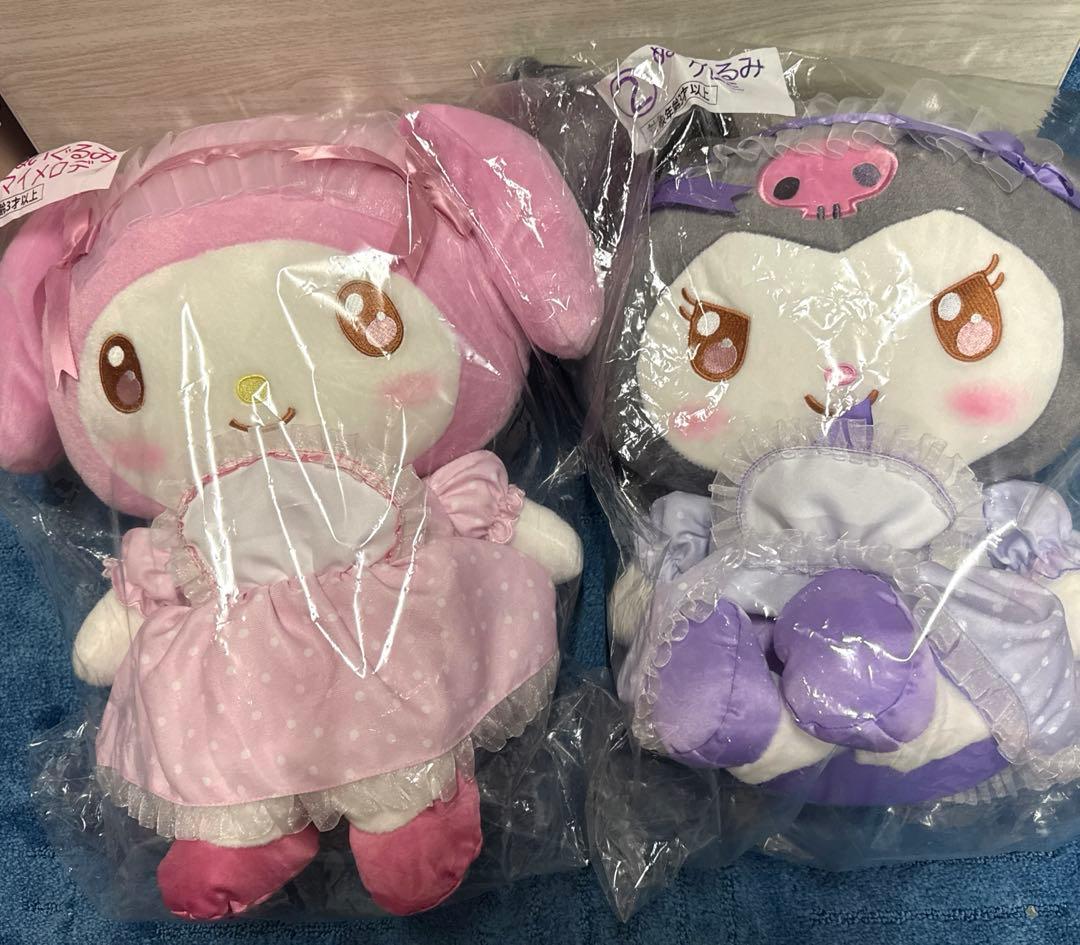 一番くじ 1等賞‼️マイメロディ＆クロミ ぬいぐるみ