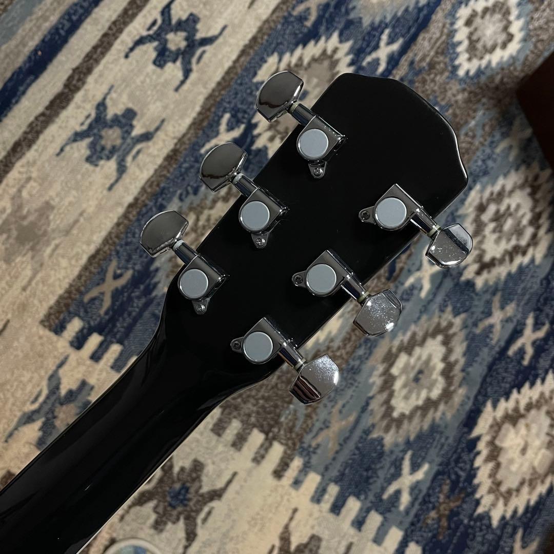 Morris M-12II BLK スプルース トップ単板 ケース&セット付き