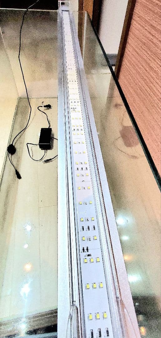 1200×450フレームレスオールガラス水槽　引き取り限定