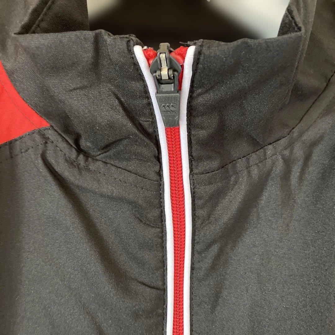 canterbury ウォームアップウェア ブラック/レッドＬサイズ