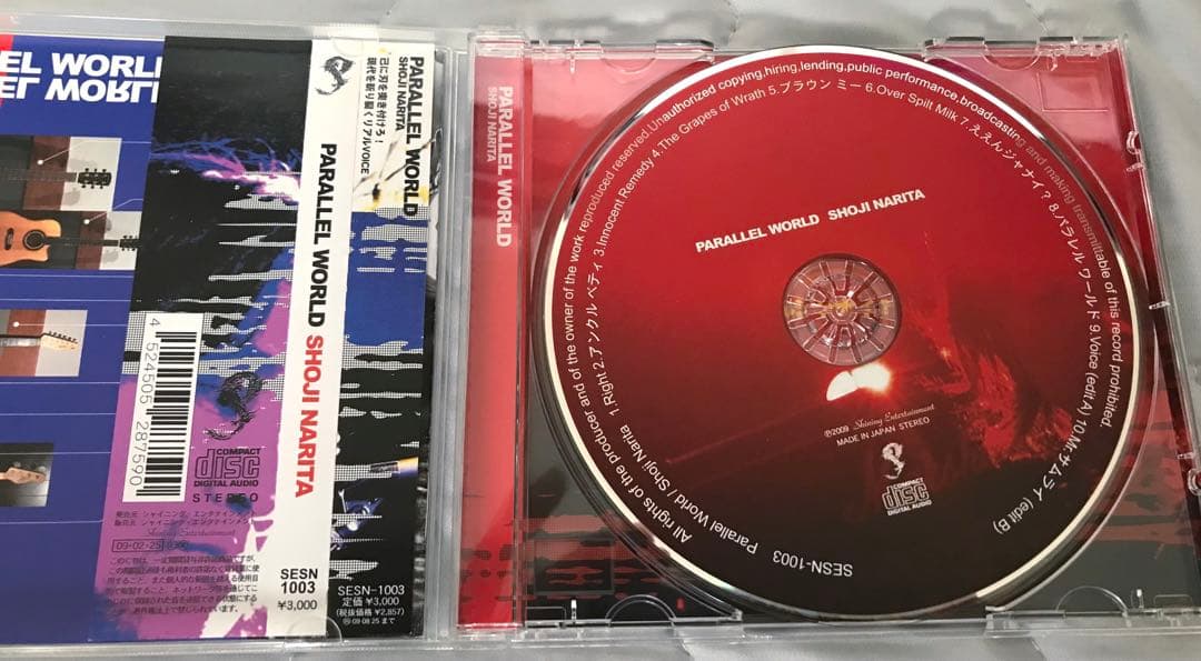 成田昭次　PARALLEL WORLD パラレルワールド　　　男闘呼組