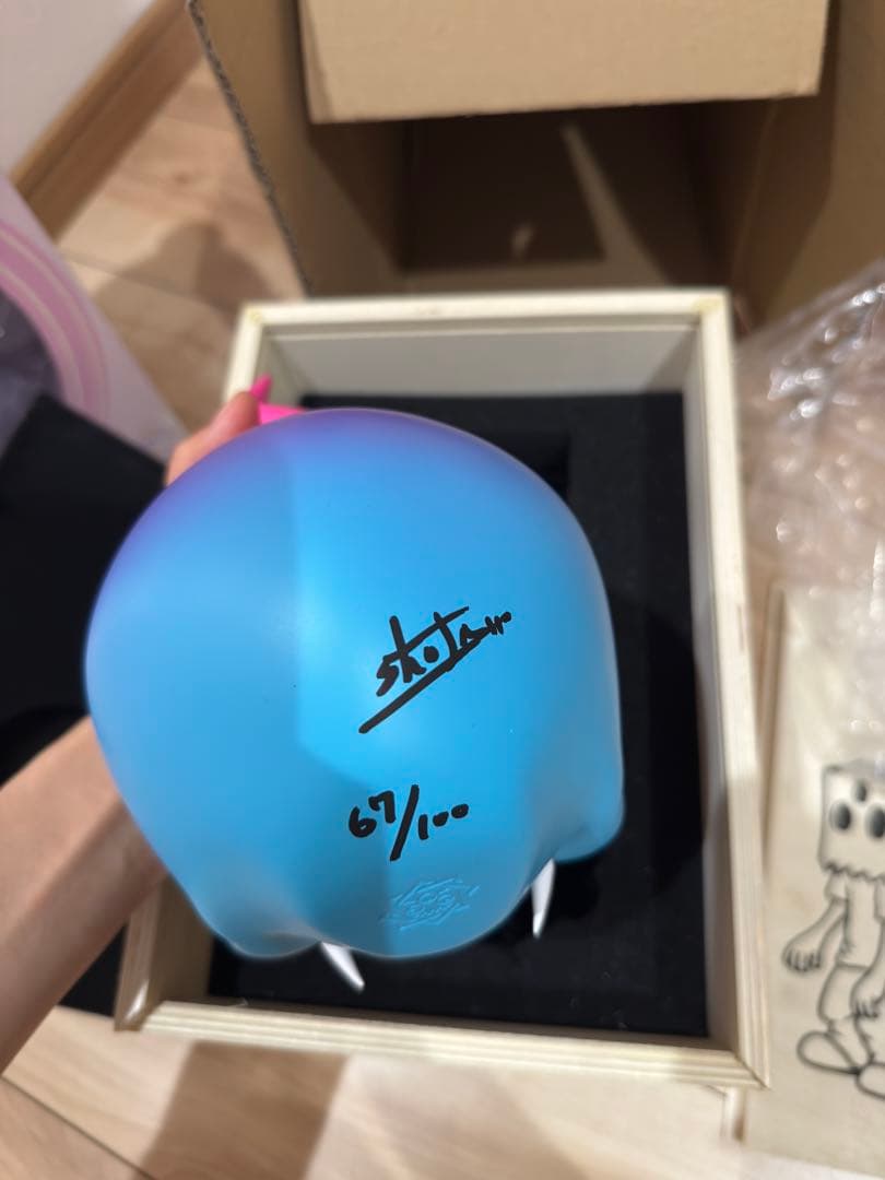 中津川 翔太 鬼火 限定フィギュア 67/100 青とピンク