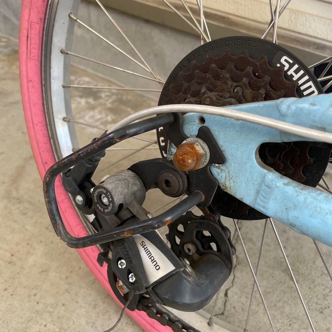キッズ自転車 20インチ 水色 ピンク 8段変速⭐︎手渡し⭐︎
