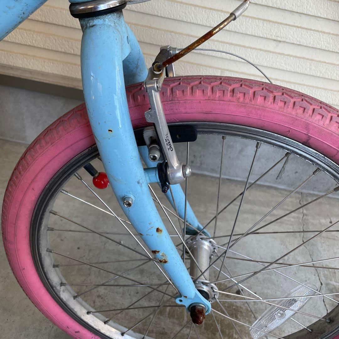 キッズ自転車 20インチ 水色 ピンク 8段変速⭐︎手渡し⭐︎