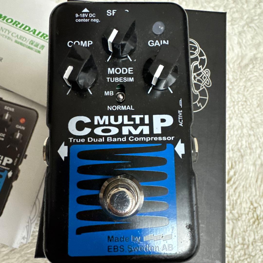 ギター EBS MultiComp True Dual Band Compressor