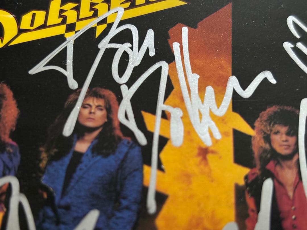 レア　Dokken サインCD ドンドッケン　ジョージリンチ　ジェフピルソン