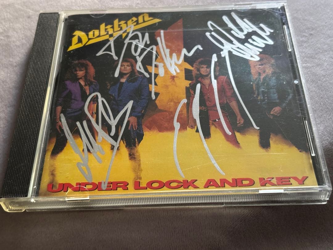レア　Dokken サインCD ドンドッケン　ジョージリンチ　ジェフピルソン