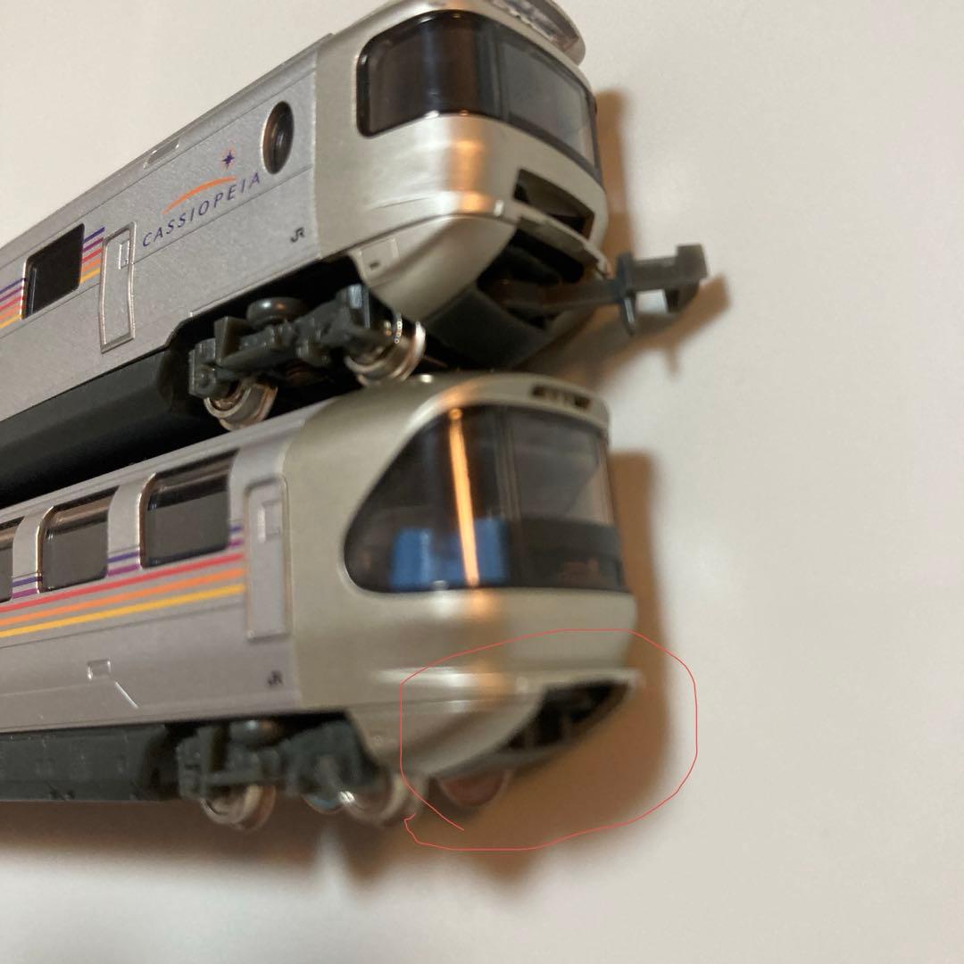 ジャンク　E26系　寝台特急カシオペア基本セット　EF81 電気機関車