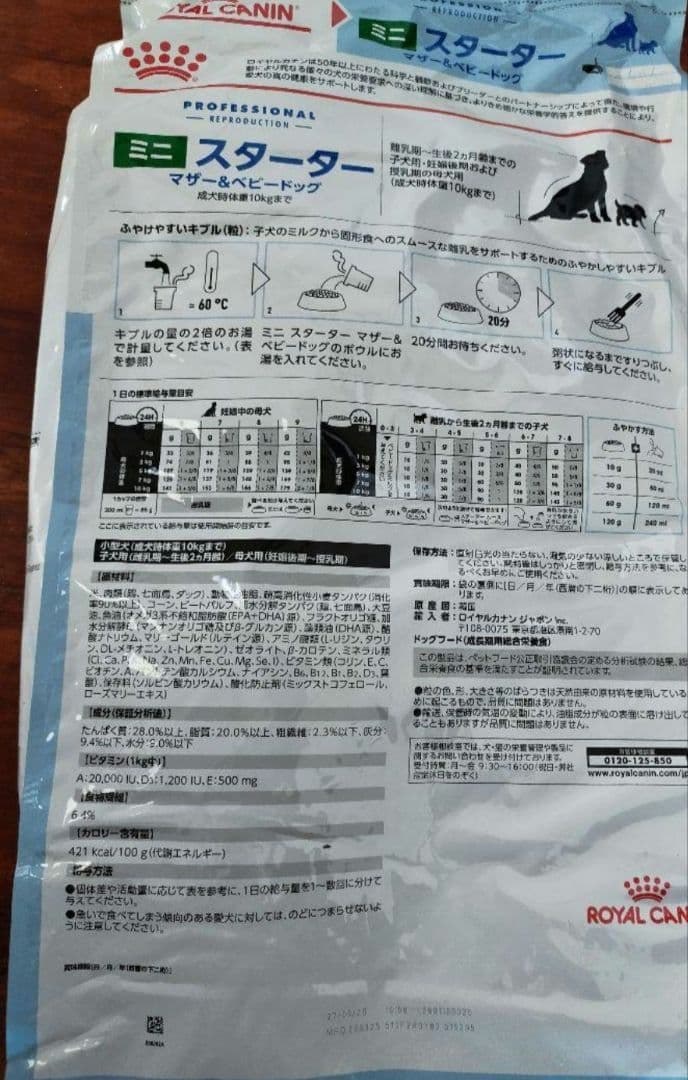  CANIN ミニスタートマザー＆ベビードッグ 10kg