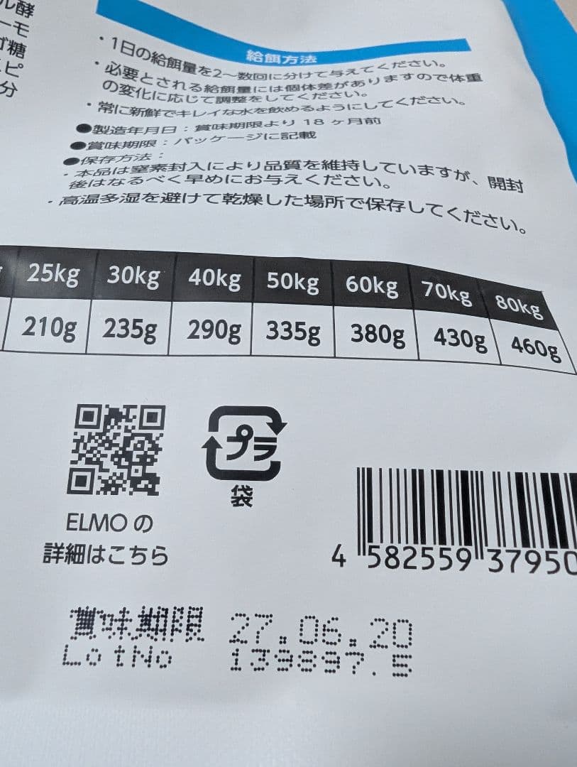 ELMO ドッグフード チキン 3kg x 3　(9kg)