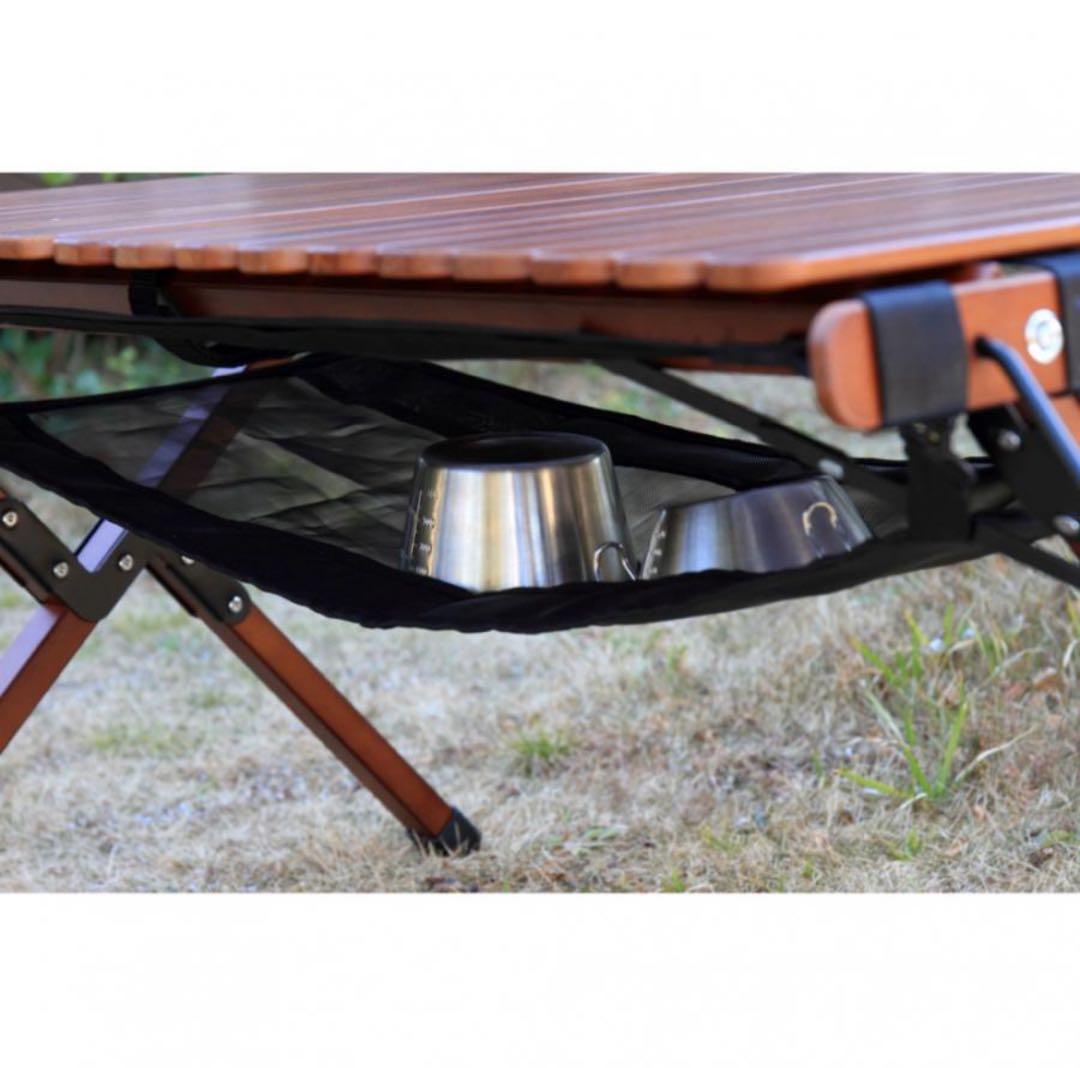 天然木ブナ材のウッドテーブル幅96　アルペンアウトドアーズ　ロールテーブル