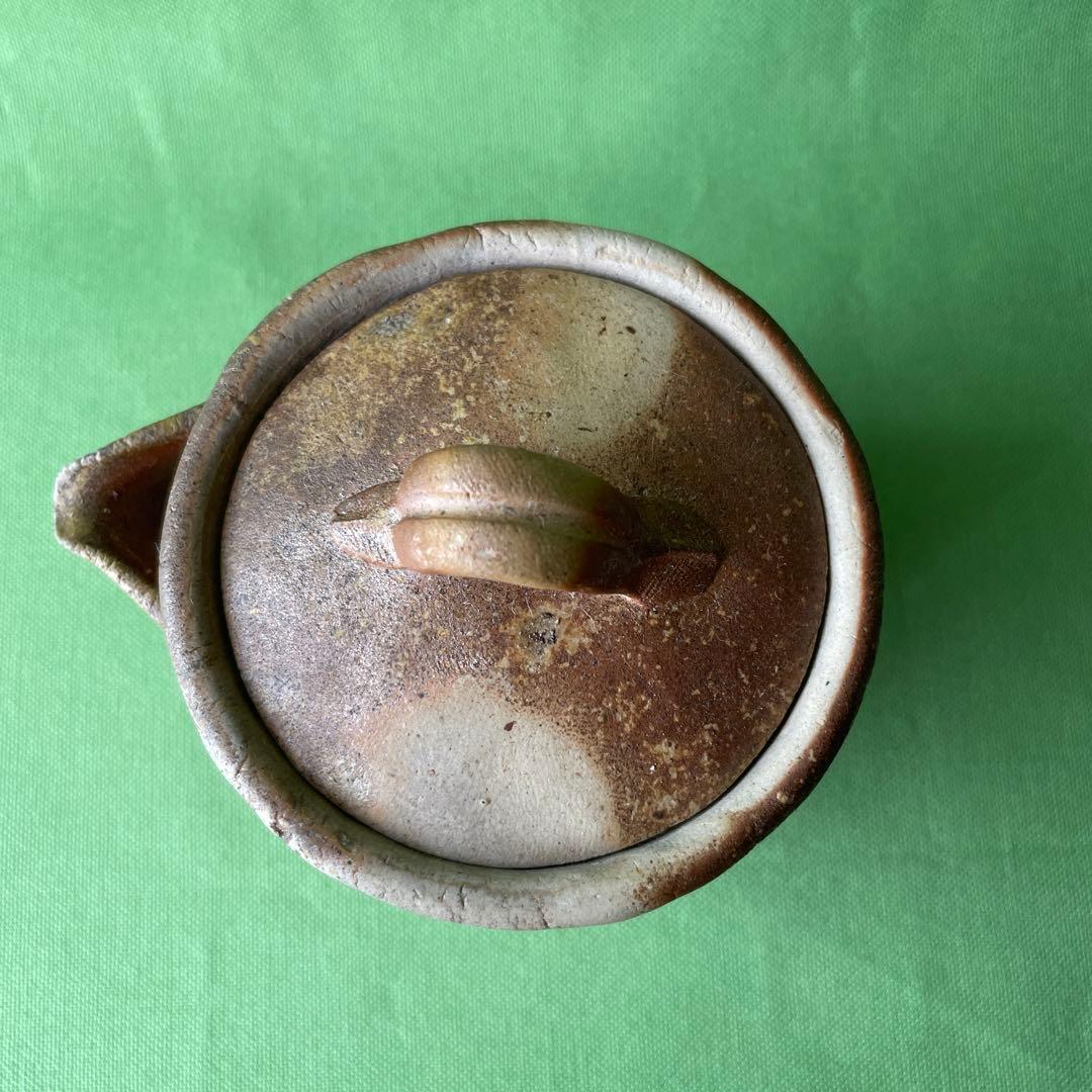 備前焼 手びねり宝瓶胡麻