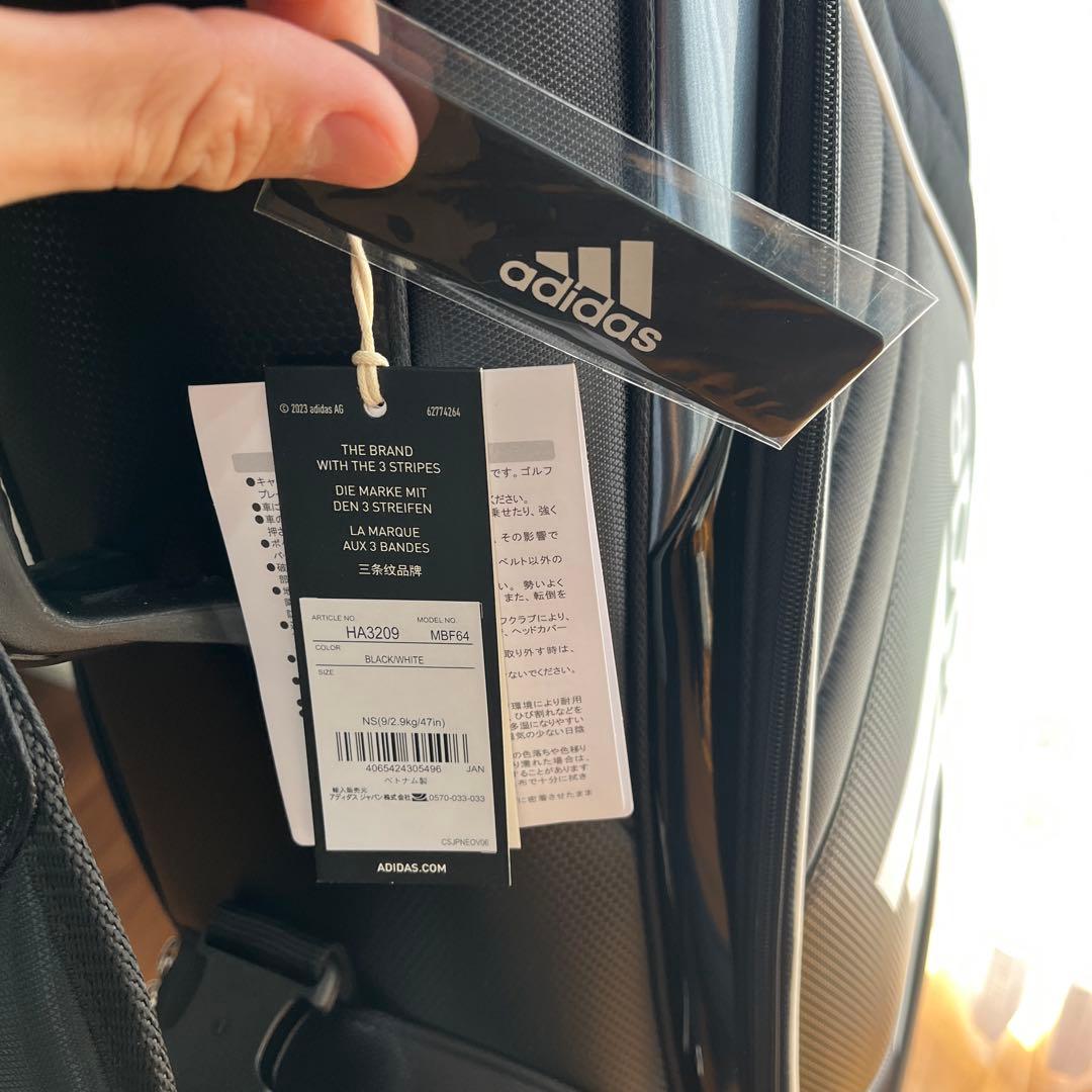 新品　adidas ゴルフバッグ　キャディーバッグ　HA3209
