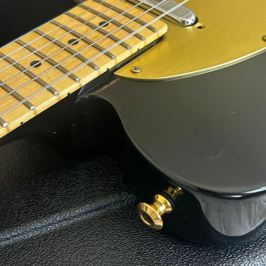 y*m様 ブラック＆ゴールド　超クールなテレキャスター　VH-1搭載　ハードケー