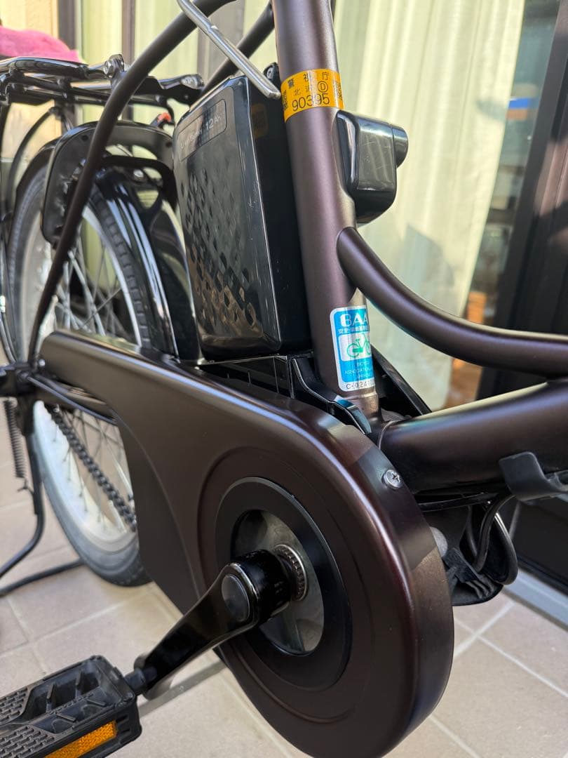 手渡し希望❗️パナソニック　電動アシスト自転車　グリッター　リヤカゴ　オプション付
