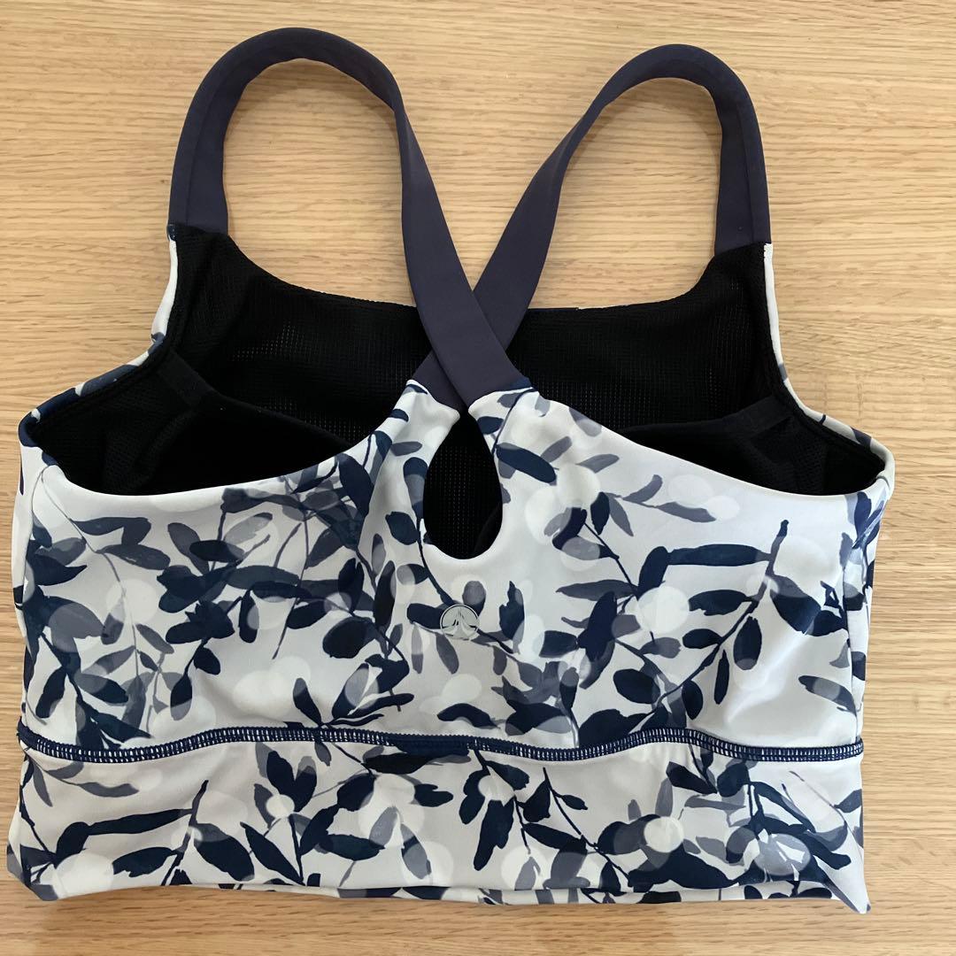 【SUKALA】リーフパネルブラトップ&レギンス 上下ヨガウェアセット　L