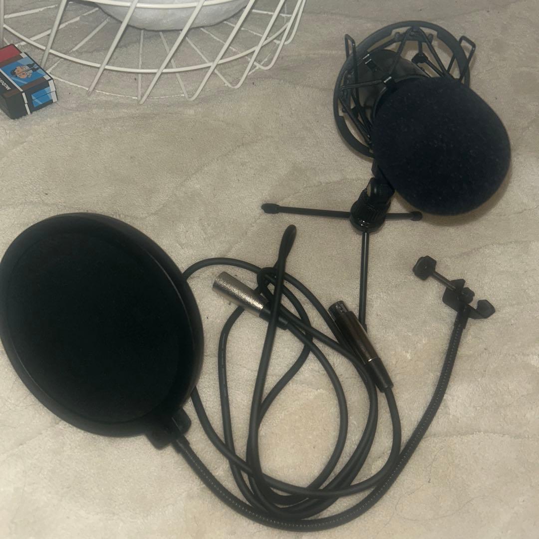 YAMAHAのウェブキャスティングミキサーAG03& コンデンサーマイクのセット